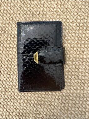 Hugo Bosca Co. black keycase. Whipsnake